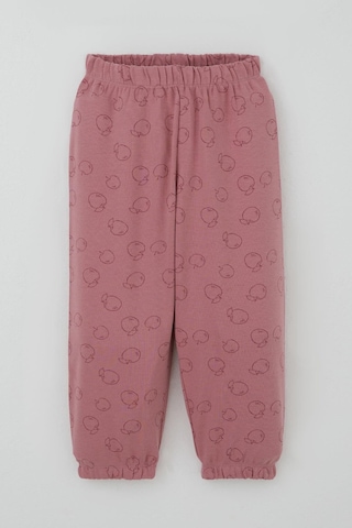 Breeze Kız Bebek Pijama Takımı Elma Desenli 9 Ay-3 Yaş, Gülkurusu Gülkurusu