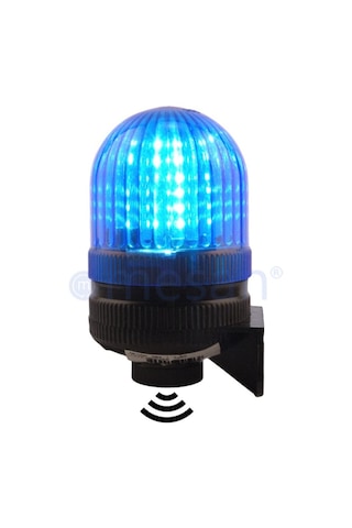 Mesan Ø70 300 Seri Multi Led Buzzer Duvar Montaj