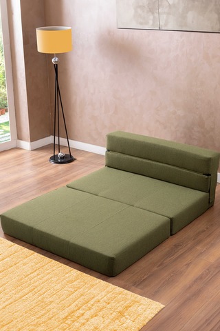Argimo Balder Çift Kişilik Puf Katlanır Yer Yatağı Yeşil