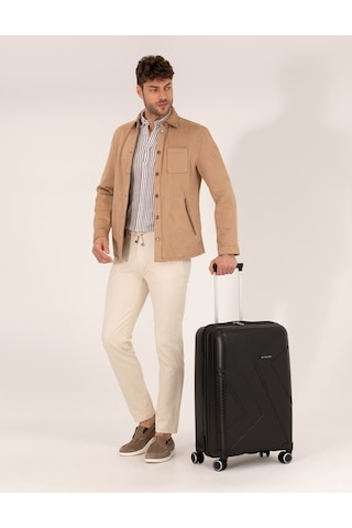 Pierre Cardin Erkek Siyah Valiz 50274270-001 Siyah