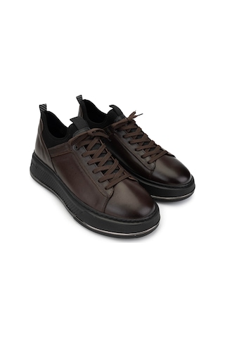 Tamer Tanca Erkek Hakiki Deri Kahverengi Sneakers & Spor Ayakkabı 381 20550 Erk Ayk Sk24-25 Kahve Anl Kahverengi
