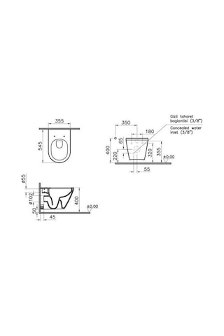 7041l003-0090 VitrA Integra Round Rim-ex Kanalsız Asma Klozet