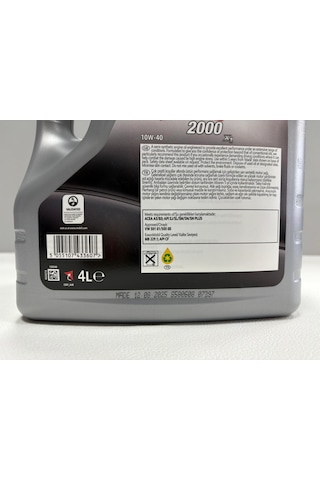 Mobil Super 2000 X1 10w-40 4l Motor Yağı Üretim Tarihi 2025