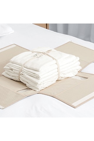 Cbtx Moho&home Mdj6143 Görsel Pencereler Yorgan Saklama Çantası Yatak Örtüsü Yastık Kılıfı Dolap Çarşaf Düzenleyici - Siyah