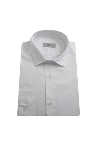 Uki Beyaz Pamuk Saten Gömlek Beyaz