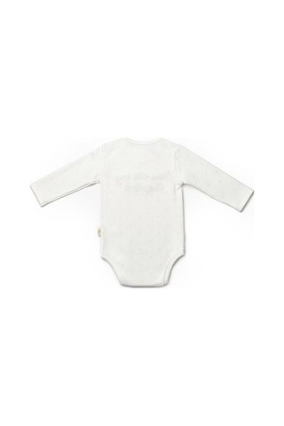 Babycosy Organic Wear Bebek Yelekli 3'lü Takım %100 Organic Pamuk Yenidoğan Serisi - Csy8115 Ekru