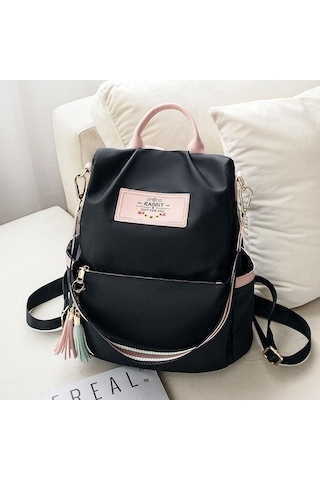 Kadınlar İçin Oxford Kumaş Sırt Çantası Ins Küçük Sırt Çantası Kadınlar İçin 2023 Öğrenci Yüksek Kapasiteli Seyahat Sırt Çantası Black Siyah Siyah