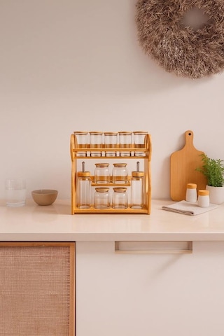 Bambum Layla - 12 Parça Mutfak Seti Şeffaf