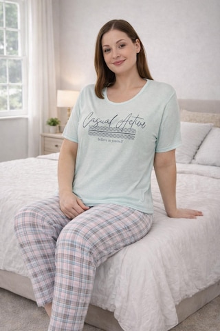 Rüyam Kadın Giyim Kadın Pijama Takımı Açık Yeşil