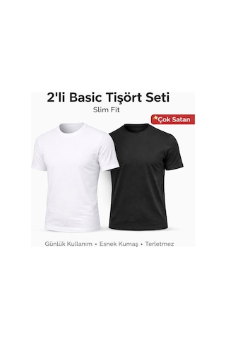 Plus Scorpion Erkek Basic Tişört Slim Fit Bisiklet Yaka Pamuk Likralı Günlük Kullanım Çok Renkli