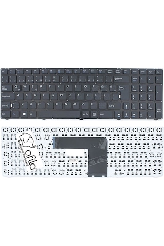 Casper Uyumlu Nirvana 15.6 C500 Notebook Klavye - (Siyah Tr) Ver.1 - 554958885