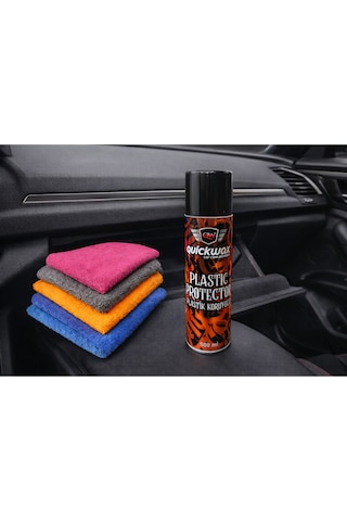 Plastik Koruyucu Yenileyici Sprey Ve Mikrofiber Uygulama Bezi
