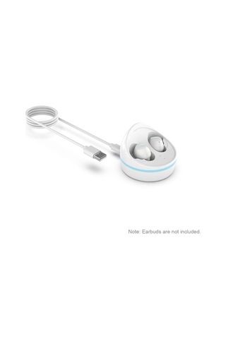 Konesam Galaxy Buds İçin Type-c Arayüzlü Kablolu Şarj Docksı - Beyaz 5v 0.2a Çıkış, Pc Malzeme