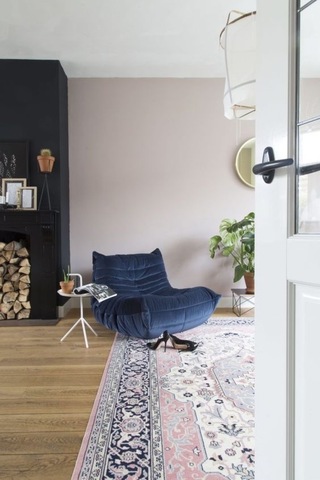 Edsy Puffer Relax Lacivert Berjer Yeşil