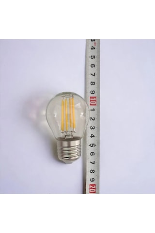 Dimmerli G45 4 Watt Şeffaf Cam Günışığı Işık Led Dekoratif Rustik