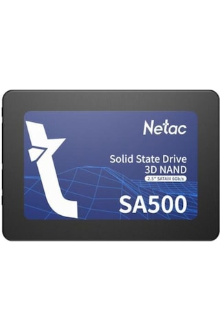 Netac Sa500 256gb 520mb/450mb/s, 2.5" Ssd Dısk 1