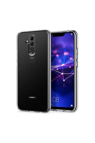 Mate 20 Lite İle Uyumlu Kılıf Şeffaf Silikon Kamera Koruma 50 x 22