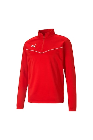 Puma Teamrise 1/4 Zip Top Erkek Futbol Antrenman Uzun Kollu Tişört