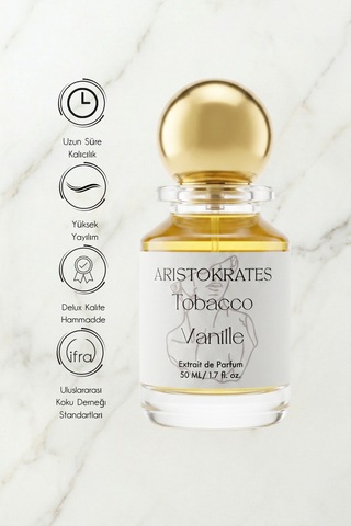 Tobacco Vanille Unisex Extrait Parfüm 50 Ml Vanilyalı, Tatlı, Baharatlı Tütün, Kakao, Tonka Aromatik - Odunsu