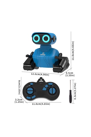 Remoking Rc Robot Çocuk Oyuncağı, Ses Ve Işıklı Uzaktan Kumandalı Robot Akıllı Oyuncaklar Kod 003521