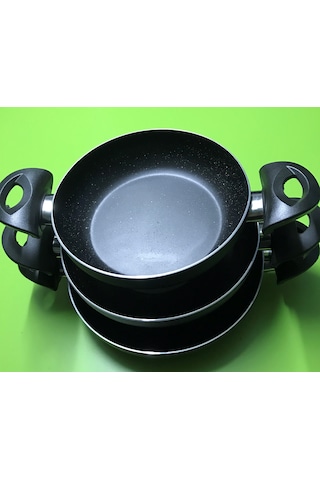 Teflon 3’lü Ekonomik Sahan Seti  18/20/22cm