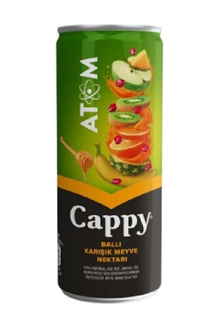 Cappy Atom Ballı Karışık Meyve Nektarı 330 Ml X 12 Adet
