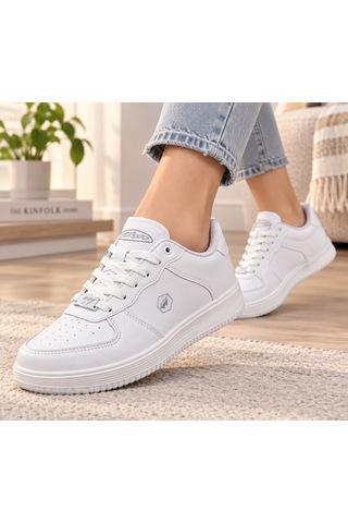 Papucumun Dünyası Wickers Unisex Bağcıklı Ultra Hafif Ve Konforlu Sneaker Beyaz