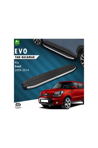 S-dizayn Kia Soul Evo Krom Yan Basamak 173 Cm 2009-2014