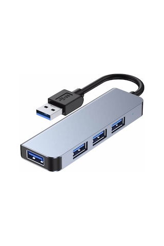 Wozlo AD-067 4 Port Usb 3.0 Çoğaltıcı Çoklayıcı Hub Switch Adaptör - Yüksek Hız 5 Gbps