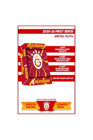 Galatasaray 2025-26 Mythos First - Metal Kutu