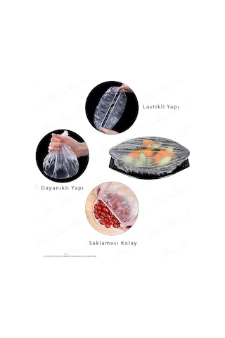 50 Adet Tencere & Tabak Bonesi, Gıda Bonesi, Saç Bonesi, Çok Amaçlı Bone, Yemek Bonesi