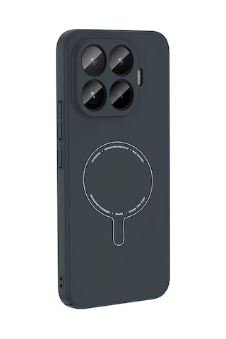 Xiaomi 17t Pro Kılıf Magsafe Şarj Özellikli Kamera Korumalı Elio Sert Pc Kapak Lacivert
