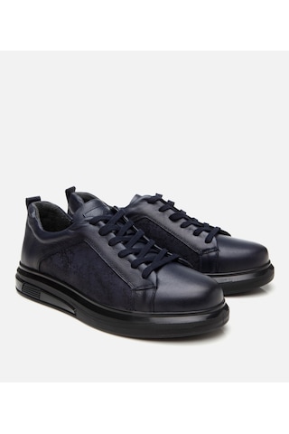 Hotiç Erkek Deri Lacivert Şeffaf Tabanlı Spor Ayakkabı 02ayh305760a680 Lacivert-navy Lacivert