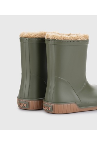 İgor Igor W10360-042 Pau Borreguito Unisex Çocuk Yağmur Çizmesi Haki