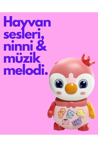 Ucuzuna Bak Işıklı Ve Müzikli Kutulu Penguen Bebek Piyanosu