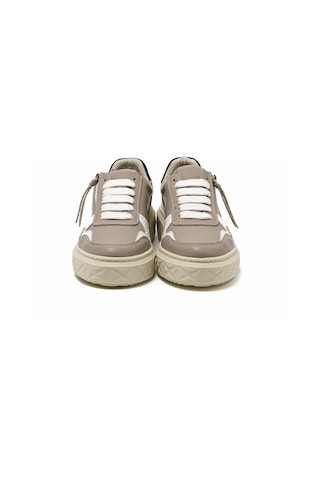 Sneaker Günlük Kadın Mar-25y-209-8856 John May Vizon Cilt Bej Vizon