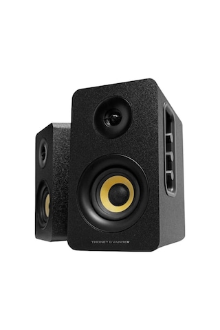 Thonet & Vander Kumpel 50w Rms Hoparlör 2.0 Bluetooh 5.0 Rca Optik Siyah Renk