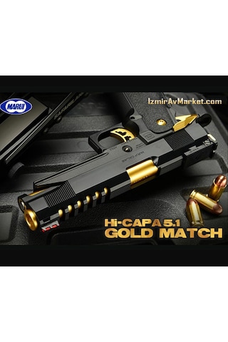 Tokyo Marui Gold Match Hı-capa 5.1 Gbb Airsoft Tabanca