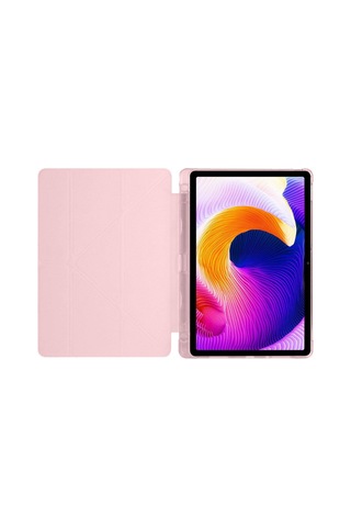 Redmi Pad Se 4g Kılıf Kalemlikli Mars Tablet Kılıfı - Rose Gold Arka Kapak