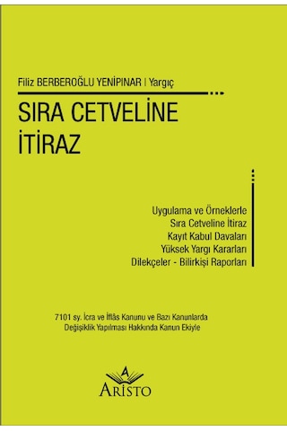Sıra Cetveline İtiraz N11.3409