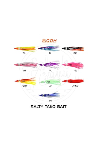 Coh Salty Tako Bait Silikon Ahtapot 9Cm - Db