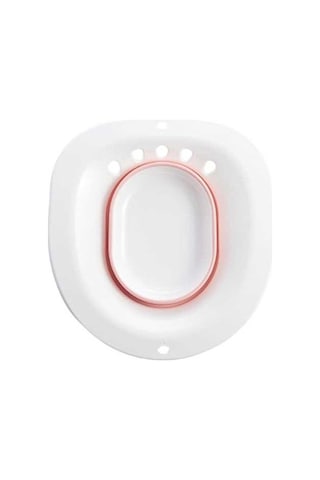 Pazly Suntek Katlanır Portatif Bide Sifonsuz Pembe Sitz Banyo Yıkama Kalça Havzası Pembe