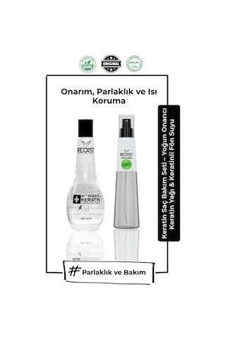 Redist Miracle Keratin Resistance Force Saç Bakım Yağı 100 ML + Redist Fön Suyu 50 ML