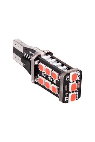 Sones 2 Adet T15 3w Kırmızı Işık 300lm Smd 2835 Led Araç Arka Sis Lambası / Araçlar İçin Yedek Işık, Dc 12v