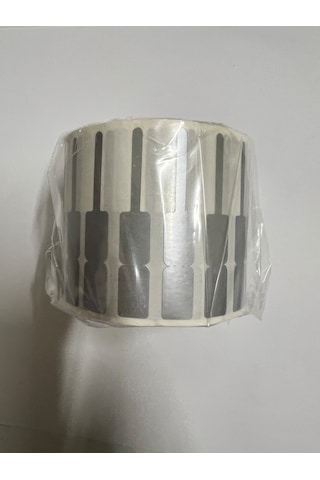 Aysan Etiket Boş Yapışkanlı Kuyumcu Yüzük Etiketi Gümüş Renk 54mm X 9mm 1