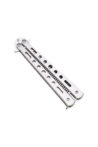 Cbtx Çelik Katlanır Saç Şekillendirici Kelebek Tarak Gümüş