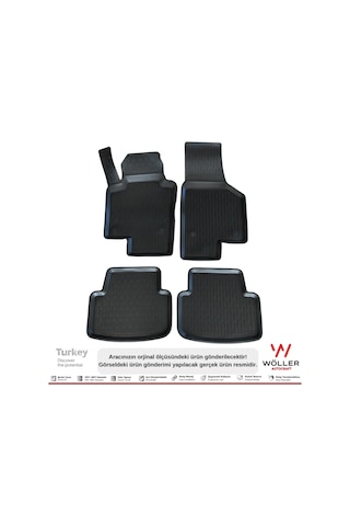 Volkswagen Jetta Paspas 2011 Sonrası 3D Havuzlu Wöller Paspas