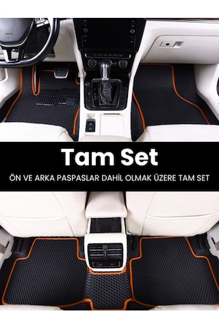 Nissan-qashqai- 2022-2025 İçin Eva İç Paspas Takımı Metal Topukluk Dahil