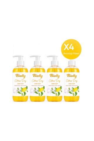 Biolly Botanica Citrus Day Sıvı Sabun 500 Ml 12'li Paket Biolly Botanica Citrus Day Sıvı Sabun 500 Ml 12'li Paket