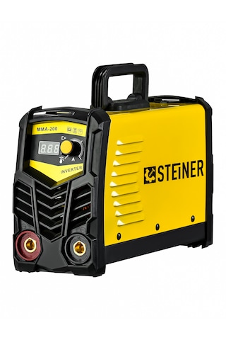 Steiner Mma-200 Amper Dijital Göstergeli İnverter Kaynak Sarı